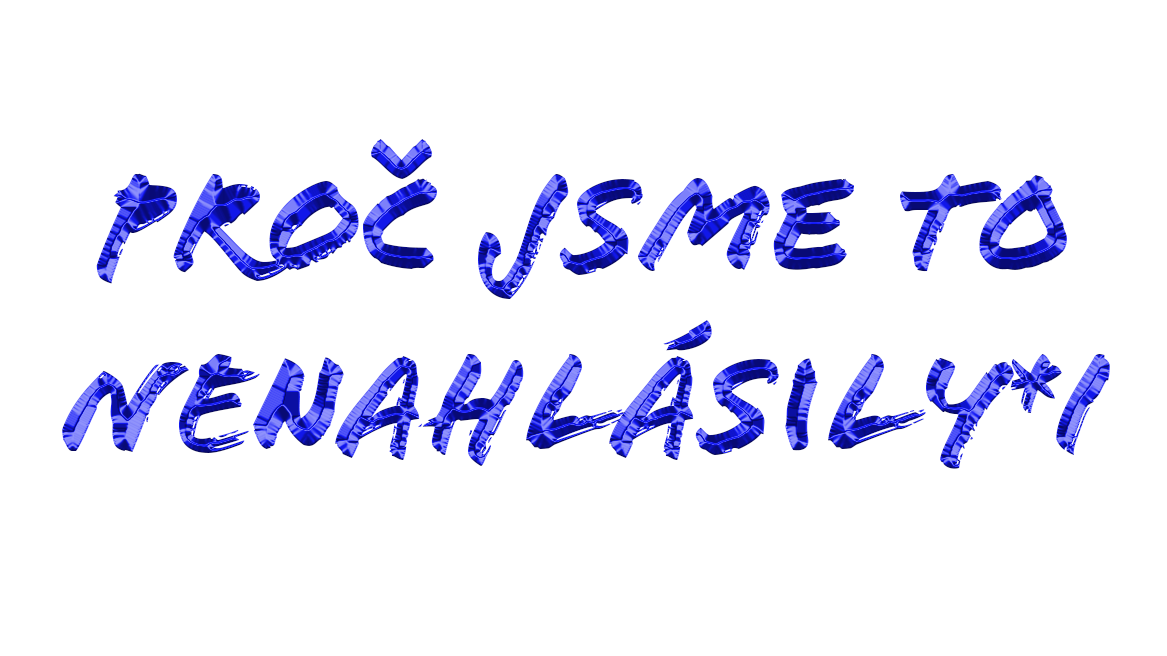 Logo organizace Proč jsme to nenahlásily/i